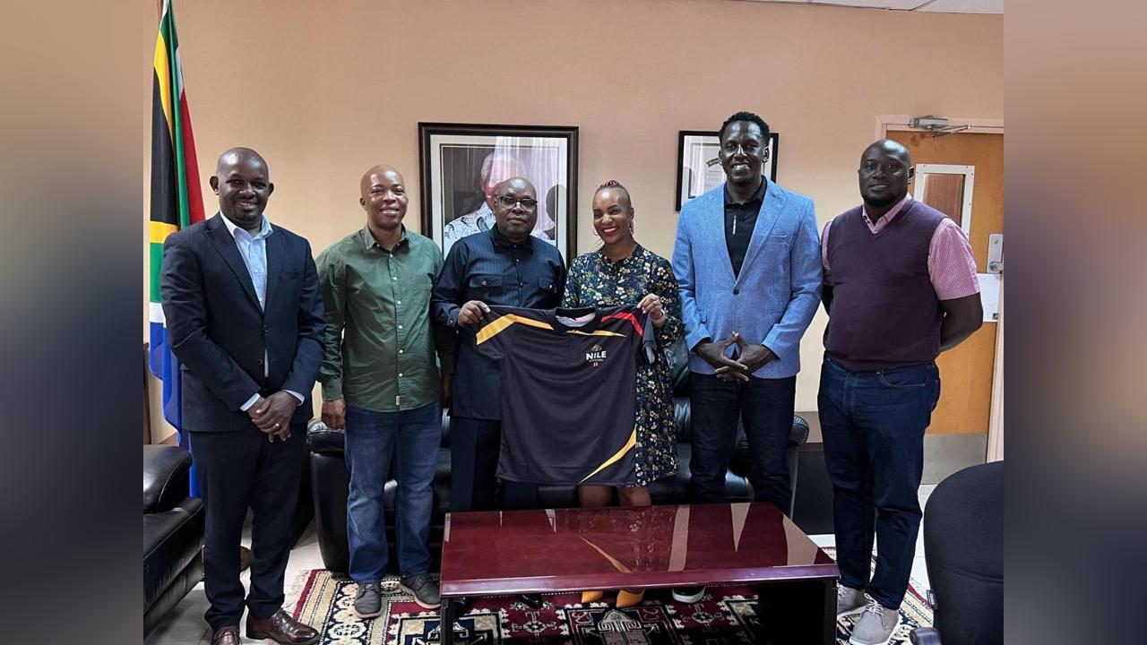 Nile Breweries URU Meet South African Envoy Ahead Rugby Cup