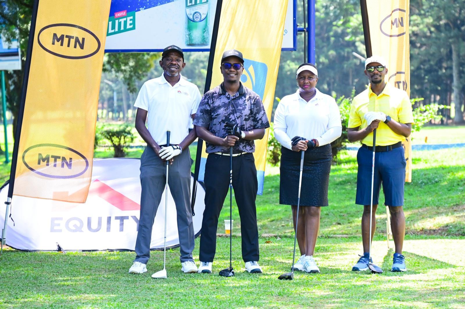 MTN Uganda Wins Mtn-Equity Golf Tournament Trophy MTN Uganda Wins Mtn-Equity Golf Tournament Trophy