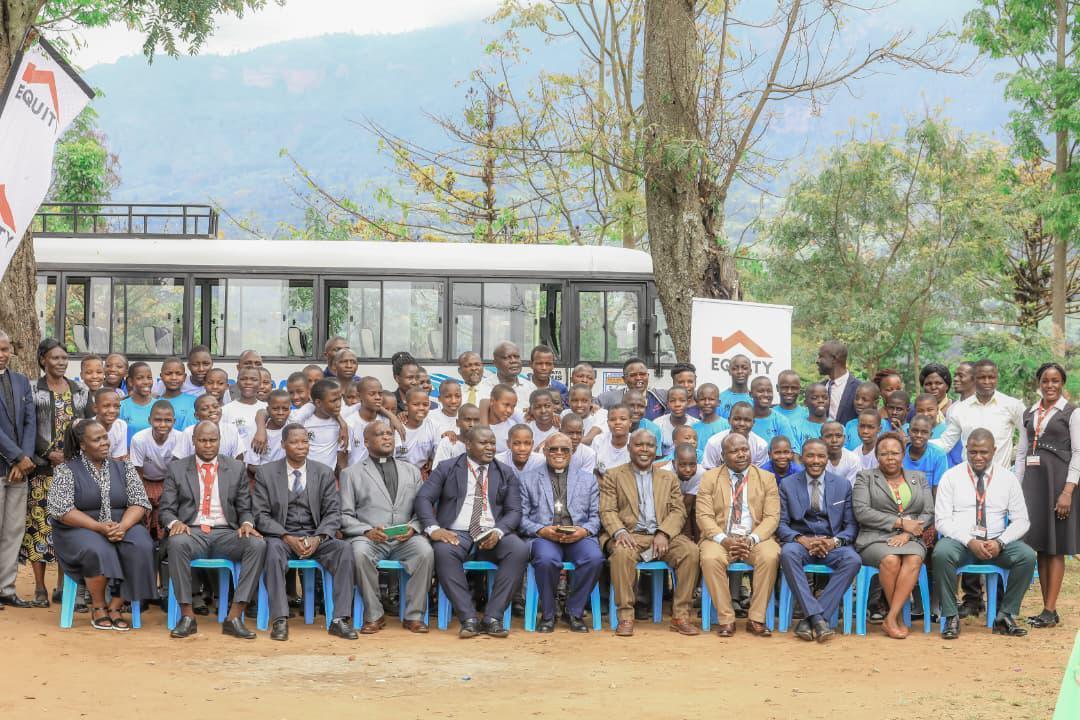 Equity Hands over Bus to Nabumali Boarding School Equity Hands over Bus to Nabumali Boarding School