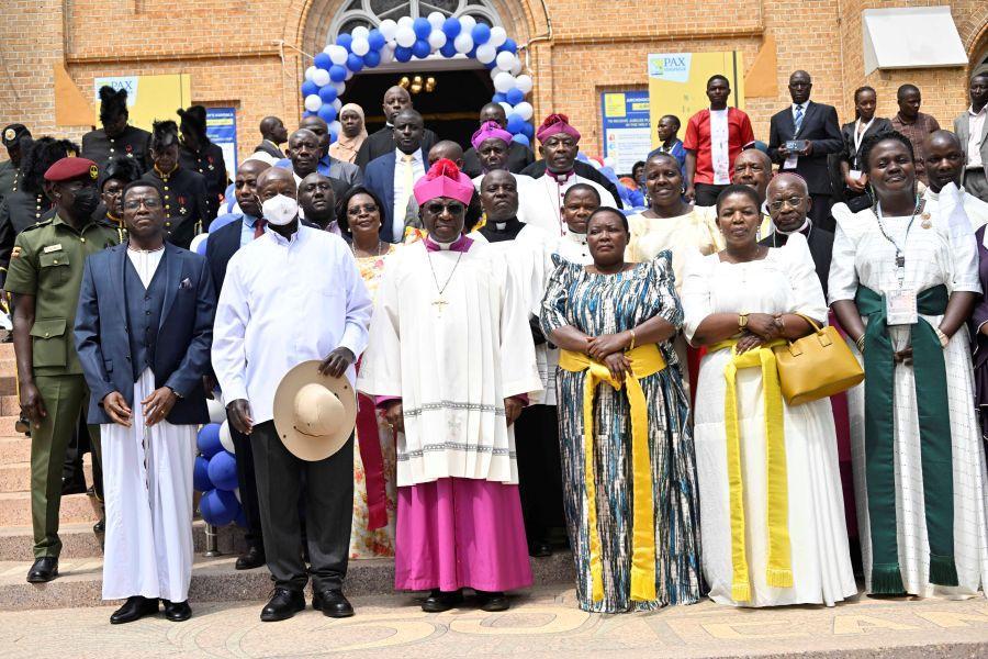 Museveni Urges Catholics on Service at Lubaga'S Centenary Museveni Urges Catholics on Service at Lubaga'S Centenary