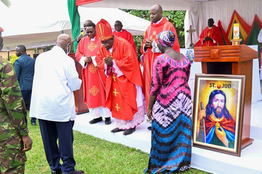 Museveni Celebrates 71St National Day of St. Jude Thaddeus Museveni Celebrates 71St National Day of St. Jude Thaddeus
