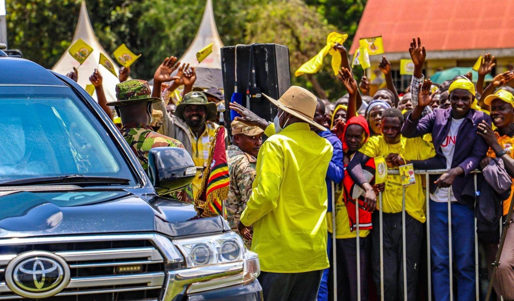 Museveni Challenges Kyagulanyi on his Contributions Museveni Challenges Kyagulanyi on his Contributions