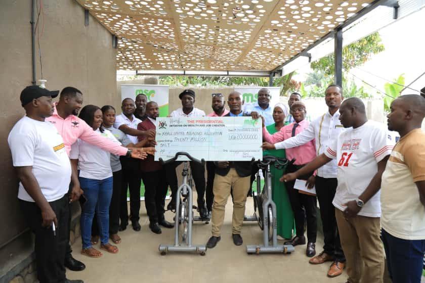 Microfinance Support Centre Donates Gym Equipment to Mbale Microfinance Support Centre Donates Gym Equipment to Mbale