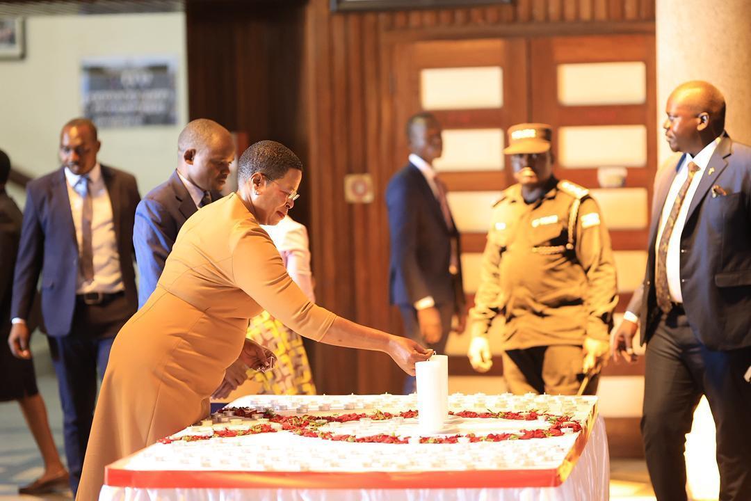 Speaker Among Leads Candle Lighting for World AIDS Day Speaker Among Leads Candle Lighting for World AIDS Day
