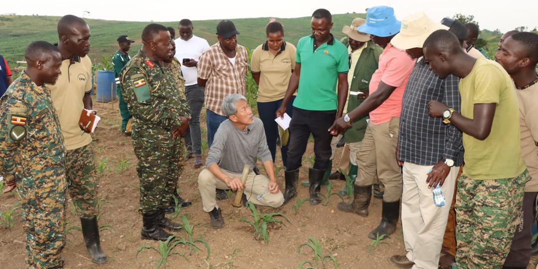 UPDF Hosts Tokyo Professor for Advanced Agri-Tech Demo UPDF Hosts Tokyo Professor for Advanced Agri-Tech Demo