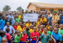 CDF Donates Shs300 Million for Bombo Barracks School CDF Donates Shs300 Million for Bombo Barracks School