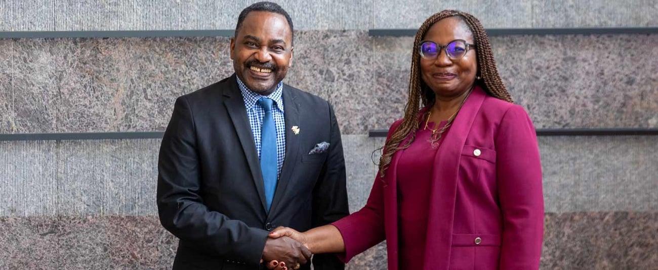 African Development Bank Welcomes Canadian Envoy African Development Bank Welcomes Canadian Envoy