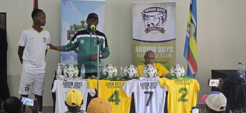Capt Mike Mukula Launches Arrow Boys FC Academy Capt Mike Mukula Launches Arrow Boys FC Academy