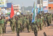 Updf Fourth Infantry Division Completes 30Km March Updf Fourth Infantry Division Completes 30Km March