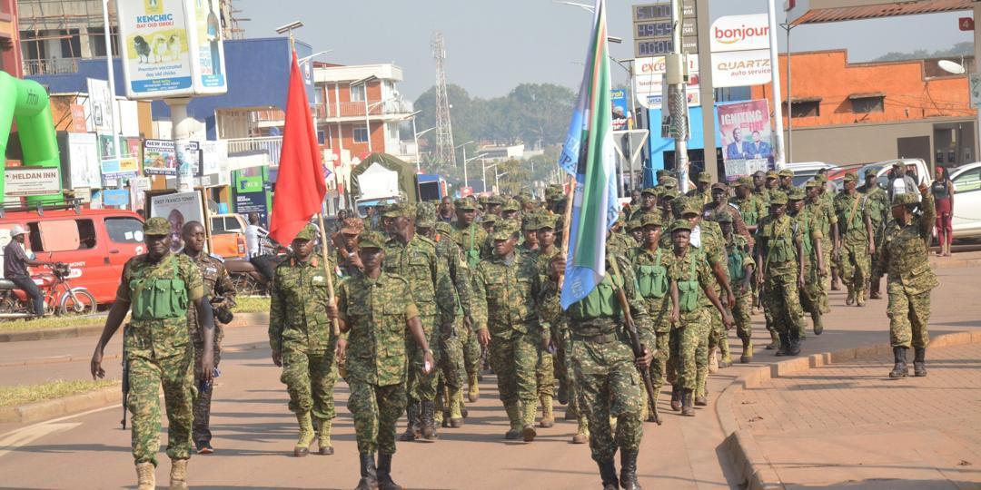 Updf Fourth Infantry Division Completes 30Km March Updf Fourth Infantry Division Completes 30Km March