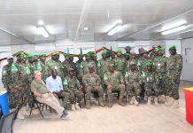 Gen Kayanja Takes Charge of UPDF Forces in Somalia Gen Kayanja Takes Charge of UPDF Forces in Somalia