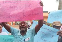 Masaka NUP Supporters Protest Election Nullification Masaka NUP Supporters Protest Election Nullification