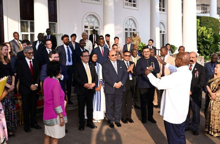 Museveni Hosts UK India Uganda Trade Delegation Museveni Hosts UK India Uganda Trade Delegation