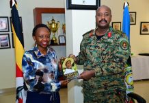 CDF Gen Muhoozi Hosts Kenyan First Daughter Charlene Ruto CDF Gen Muhoozi Hosts Kenyan First Daughter Charlene Ruto