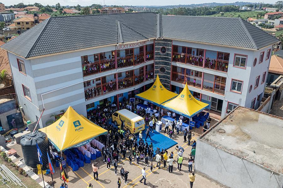 Mtn Momo Delivers First School Van for Digital Payments Mtn Momo Delivers First School Van for Digital Payments
