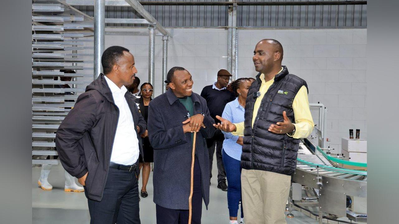 Henry Musasizi Commends Progress at Ntungamo Coffee Park Henry Musasizi Commends Progress at Ntungamo Coffee Park