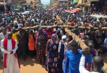 Jinja Christians Observe Good Friday Procession Jinja Christians Observe Good Friday Procession