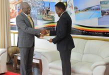 Kenya’S Ababu Namwamba Presents Credentials to Uganda Kenya'S Ababu Namwamba Presents Credentials to Uganda