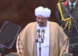 البشير يخاطب فاتحة أعمال دورة الإنعقاد السادسة للبرلمان