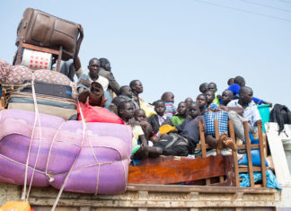 الأمم المتحدة تعبر عن قلقها لوجود ألفي “لاجئ جنوبي” بدون مأوى بالخرطوم