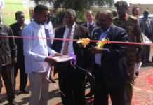 البشير يستهل زيارته للجزيرة بإفتتاح عدد من المشروعات التنموية والخدمية بالولاية