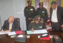 توقيع مذكرة تفاهم عسكرية بين السودان وبريطانيا