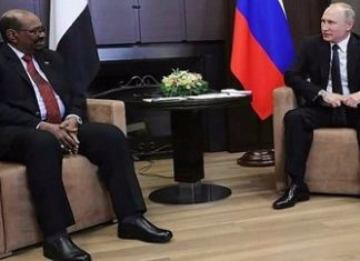 إتفاق بين البشير وبوتن على إعادة تجهيز الجيش السوداني
