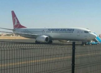 الطائرة التركية تغادر مطار الخرطوم بعد التحقق من عدم وجود قنبلة و”الواي فاي” كان سبب البلاغ الكاذب