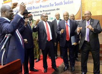 إتفاق على 90% من “الترتيبات الأمنية” في محادثات فرقاء الجنوب