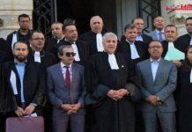 وقفة احتجاج للمحامين ضد تعديل قانون مكافحة الإرهاب و منع غسيل الأموال