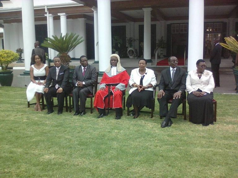 Zimbabwe Vice Presidents Swearing in ceremony in Picture