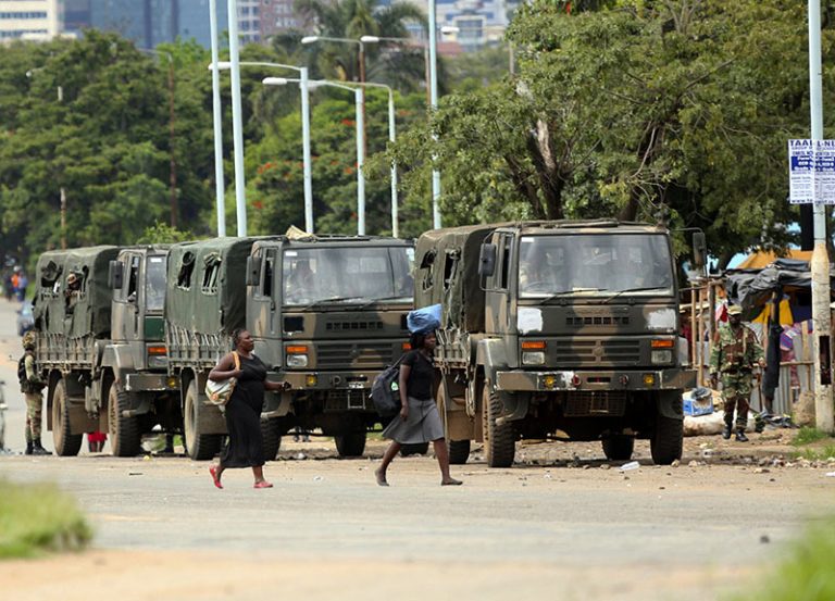 Soldiers continue to patrol streets after deadly protests
