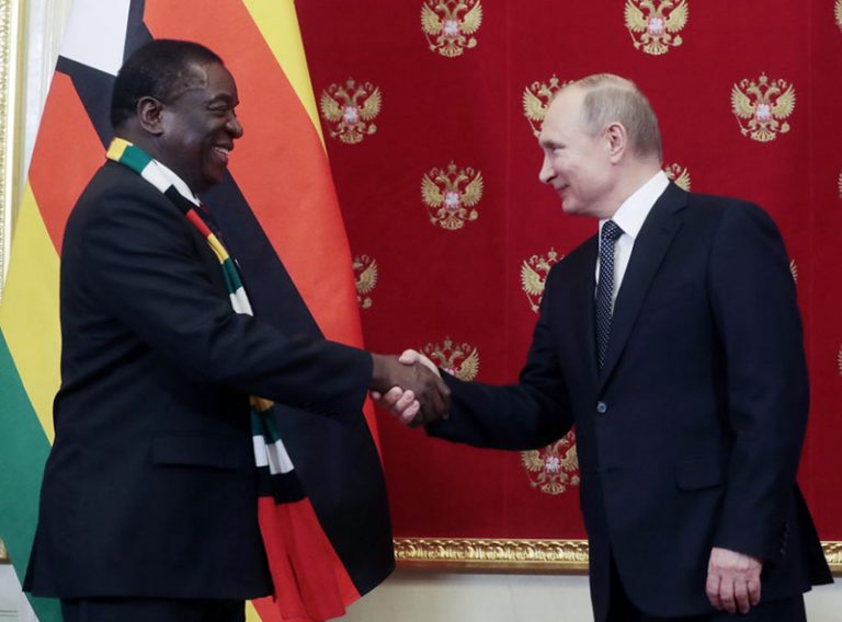 Russian President Happy With Friendly Relations Shared With Zimbabwe