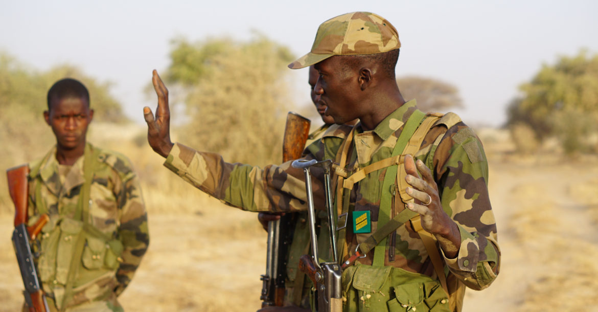 React to contact training during Flintlock 2017 in Niger