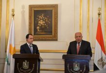 وزيرا خارجية مصر وقبرص يؤكدان على تعزيز العلاقات بينهما