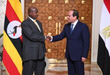 السيسي يبحث مع نظيره الاوغندى ازمة ” سد النهضة “