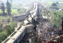 النائب العام يحيل المتهمين بارتكاب حادث تصادم قطارين المناشي للمحاكمة الجنائية العاجله