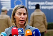 موغريني تلتقي غسان سلامة في بروكسل