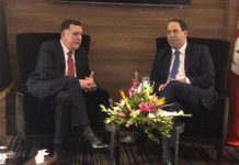 الشاهد يؤكد مساندة تونس للمسار الديمقراطي في ليبيا