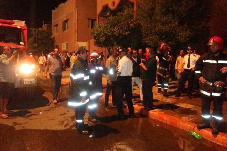 فاجعة.. وفاة طالب وإصابة شرطي في حريق إلتهم حي الطلبة في مراكش