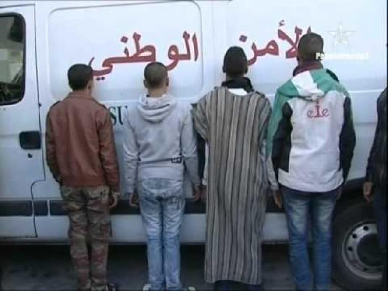 منطقة الأمن بالبيضاء تسقط عصابة الملثمين