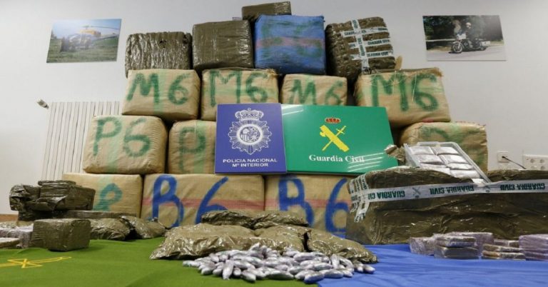 تفكيك عصابة تهريب مخدر الحشيش من المغرب الى اسبانيا