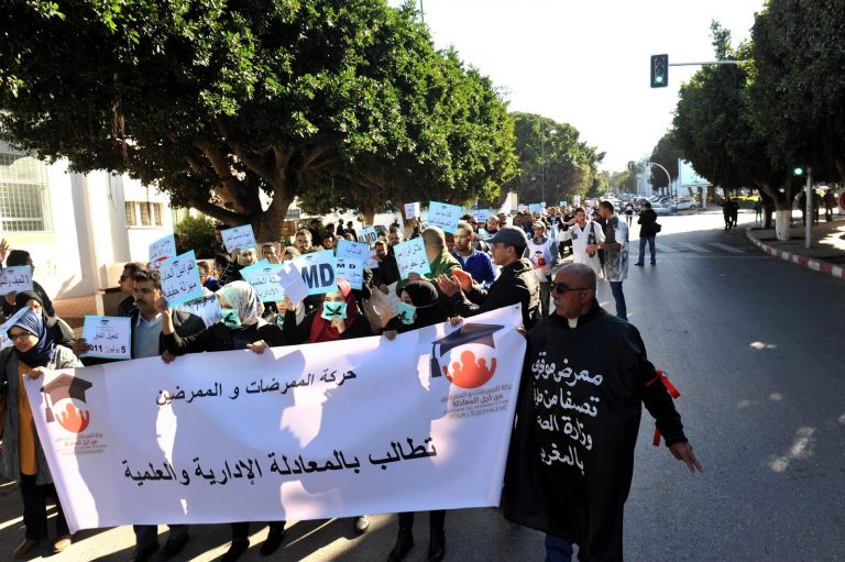اضراب جديد للممرضي الصحة العمومية بالمغرب