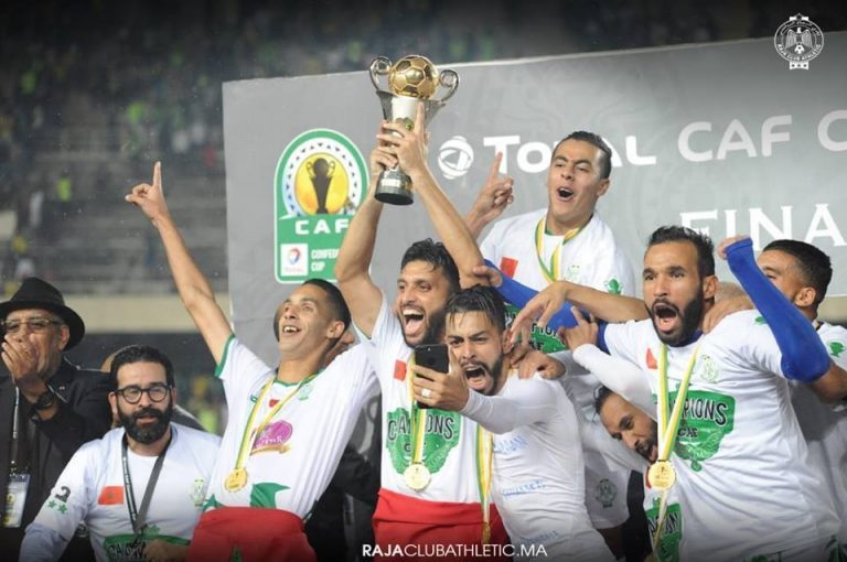 الرجاء يتوج بكأس السوبر الافريقي للمرّة الثانية