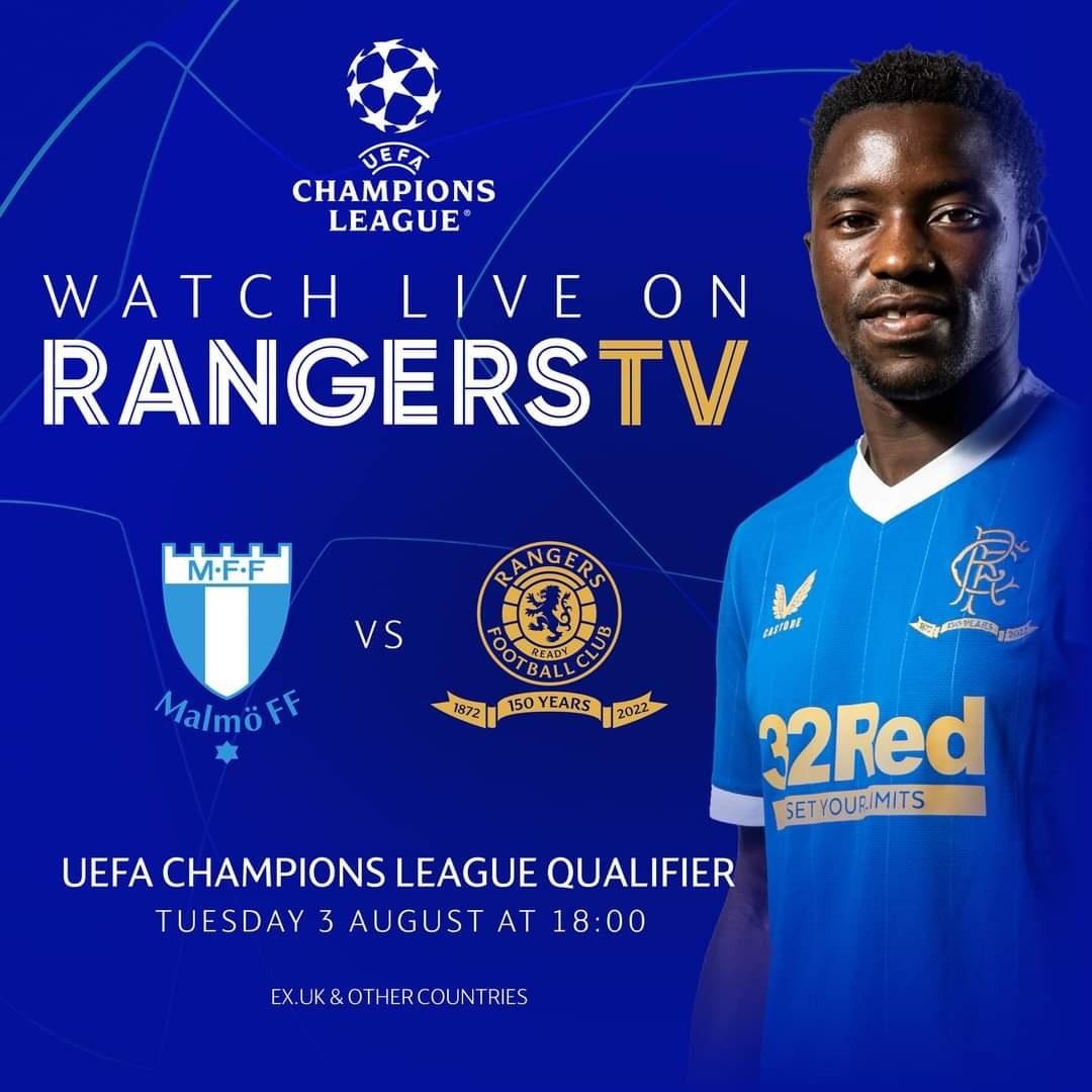Fashion Sakala To Lead Rangers’ Attack In UEFA Champions League Qualifier Against Swedish Champions Fashion Sakala To Lead Rangers’ Attack In UEFA Champions League Qualifier Against Swedish Champions