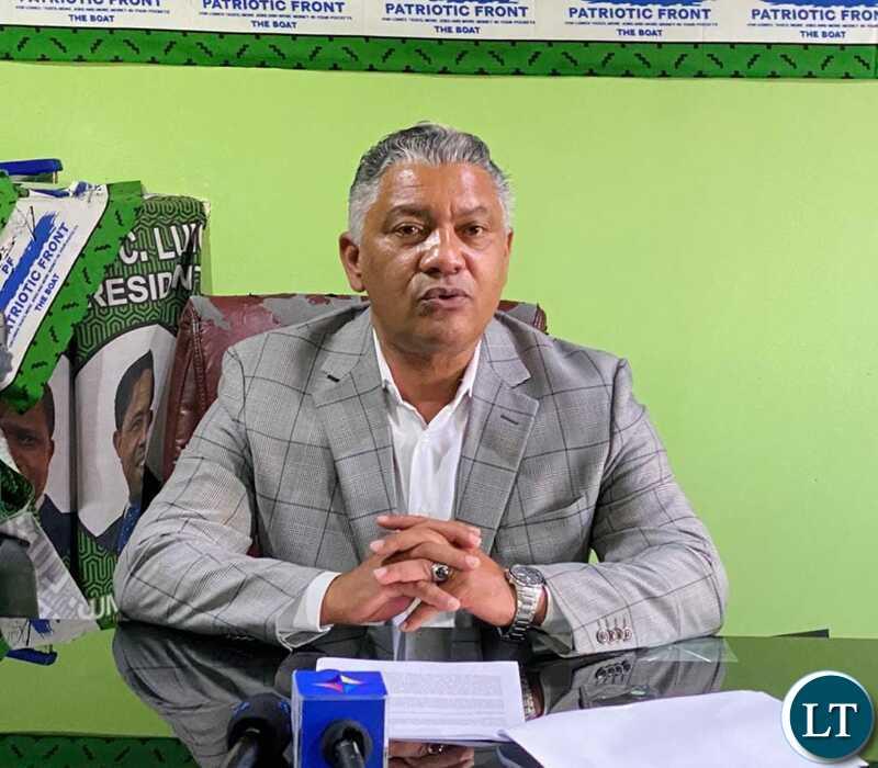 PF will bounce back, the election loss was a divine intervention by God for self introspection-Given Lubinda PF will bounce back, the election loss was a divine intervention by God for self introspection-Given Lubinda