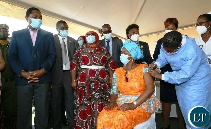 Minister of Health bemoans the low levels of the number of people vaccinated against the COVID-19 in Zambia Minister of Health bemoans the low levels of the number of people vaccinated against the COVID-19 in Zambia