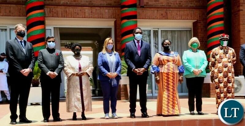 President Hichilema receives credentials from 7 countries President Hichilema receives credentials from 7 countries