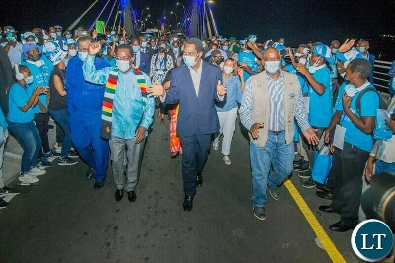 President Hichilema joins other three heads of state in commemorating World Children’s Day at the Kazungula Bridge President Hichilema joins other three heads of state in commemorating World Children’s Day at the Kazungula Bridge