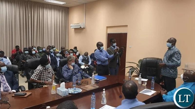 There is need to bring sanity and orderliness at Kasumbalesa Border post, says disappointed Finance Minister There is need to bring sanity and orderliness at Kasumbalesa Border post, says disappointed Finance Minister